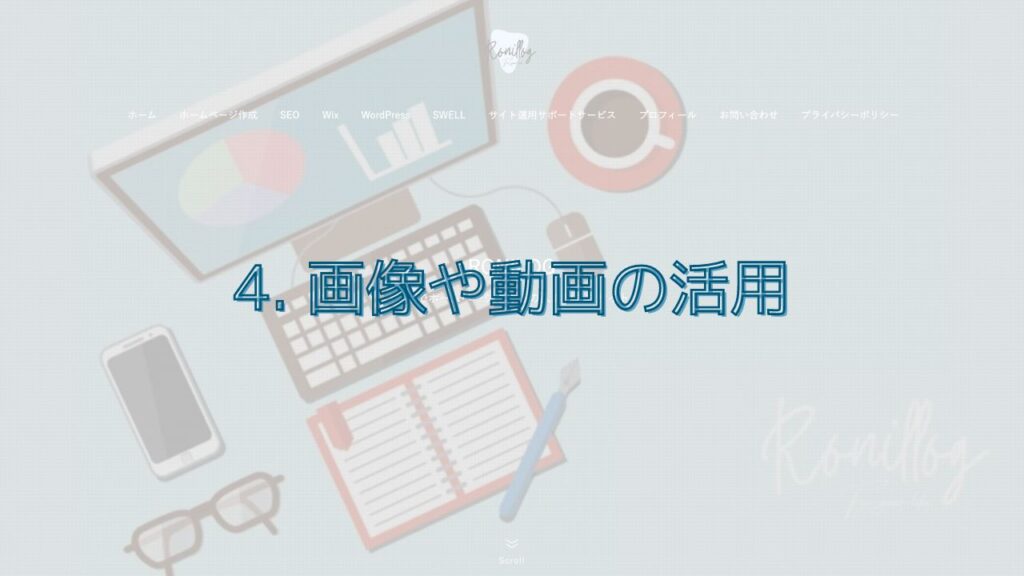 4. 画像や動画の活用