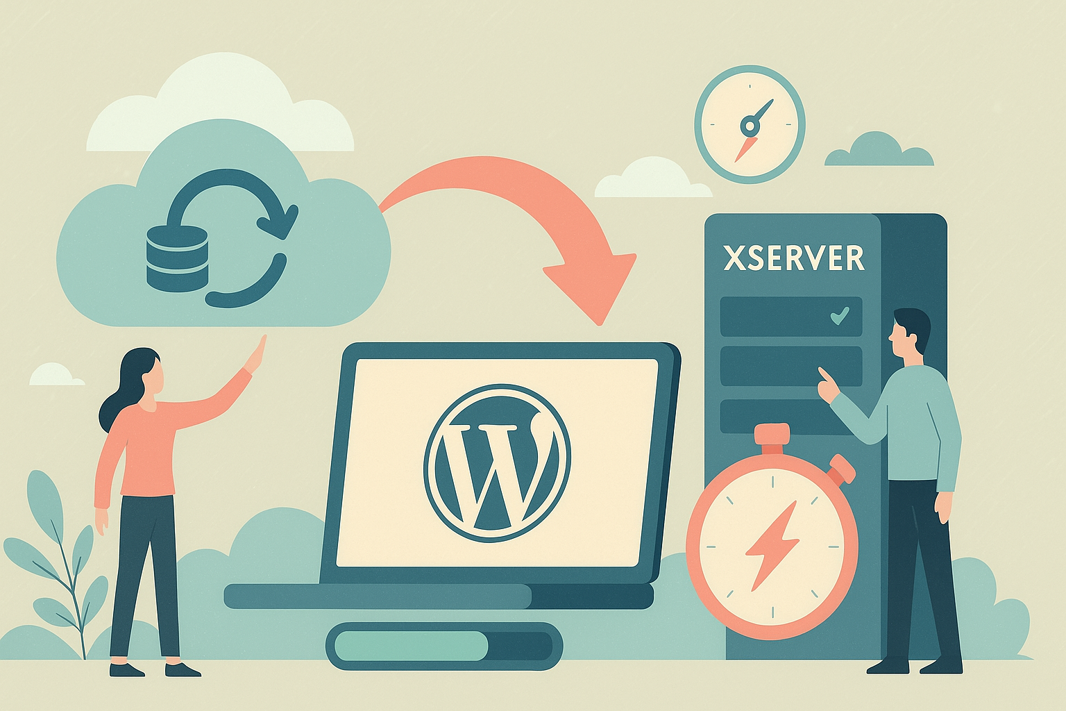 【初心者向け】Xserverの自動バックアップでWordPressを最短復元