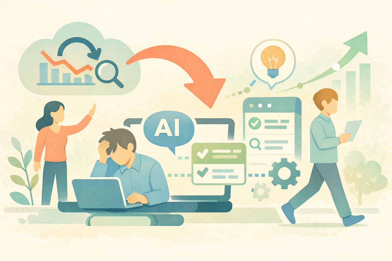 検索変化で焦る人ほど、AIを補助輪にしたほうがいい理由